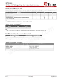 SIT2020AMAS3-33E-40.000000E Datasheet Pagina 3