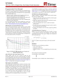 SIT2020AMAS3-33E-40.000000E Datasheet Page 7