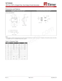 SIT2020AMAS3-33E-40.000000E Datasheet Pagina 10