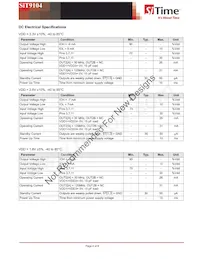 SIT9104AI-3015Y Datasheet Page 4