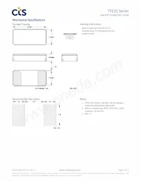 TFE322V32K7680R 데이터 시트 페이지 3