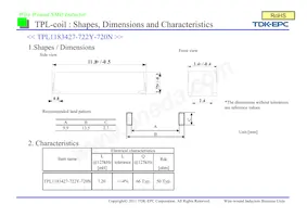 TPL1183427-722Y-720N Datasheet Cover