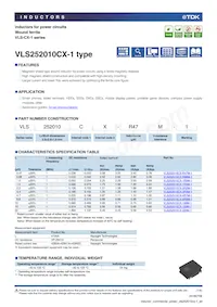 VLS252010CX-220M-1 Datasheet Copertura