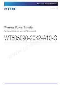 WT505090-20K2-A10-G Datasheet Cover