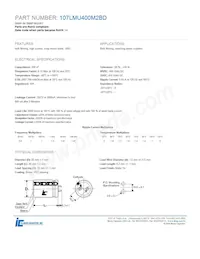 107LMU400M2BD Datasheet Cover