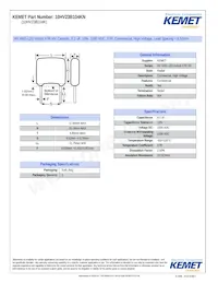 10HV23B104KN Datasheet Cover