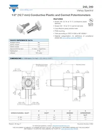 248BBHS0XB25502MA Datasheet Cover