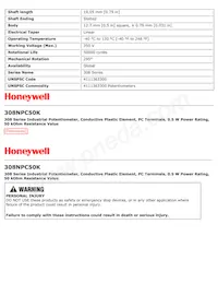 308NPC50K Datasheet Page 2