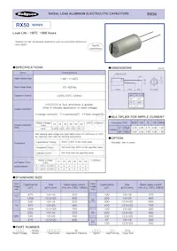 50RX50330MEFCG412.5X25 Datasheet Cover