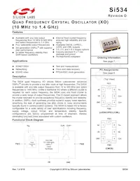 534MC000260DG Datasheet Copertura