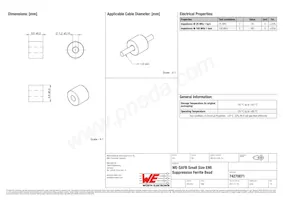 74270071 Datasheet Copertura