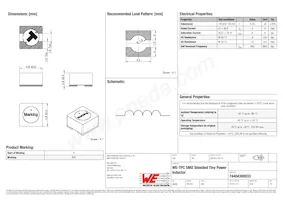 74404300033 Datasheet Cover