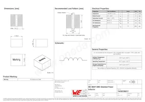 74438336012 Datasheet Cover