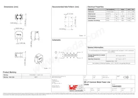 7446424003 Datasheet Copertura