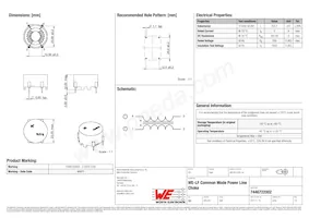 7446722002 Datasheet Cover