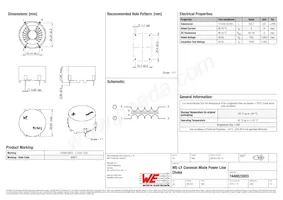 7446823003 Datasheet Cover