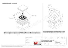 7448051012 Datasheet Page 3