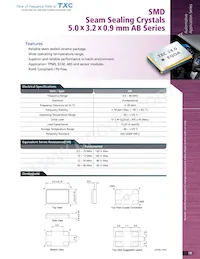 AB-13.125MAME-T Datasheet Cover