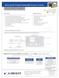 ABDFVCTCXO-52.000MHZ-E-2-CT Datasheet Cover