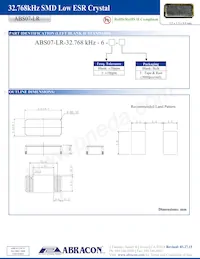ABS07-LR-32.768KHZ-6-T Datasheet Page 2