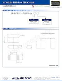 ABS07-LR-32.768KHZ-6-T數據表 頁面 2