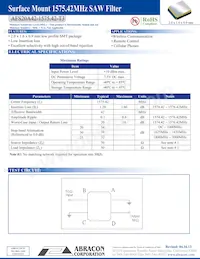 AFS20A42-1575.42-T3 Datasheet Cover