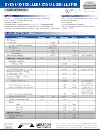 AOCJY5-10.000MHZ Datasheet Cover