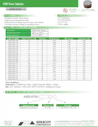 ASPI-0705-100K-T Datasheet Cover