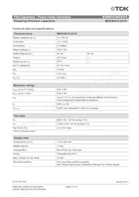 B25667C3497A375 Datasheet Pagina 3