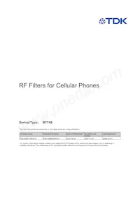 B39182B7749C910 Datasheet Cover