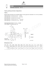 B41890A7108M003 Datasheet Pagina 12