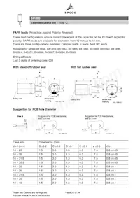 B41890A7108M003 Datasheet Page 20