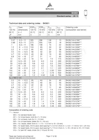 B43821F2277M000 Datasheet Pagina 17