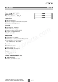 B82111E0000C029 Datasheet Pagina 2