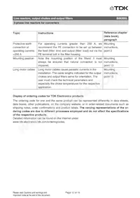 B86305L0230S000 Datenblatt Seite 12