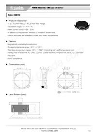 CDH113NP-101KC Datasheet Cover