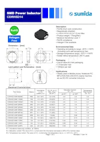 CDRH5D14NP-R60NC Datenblatt Cover