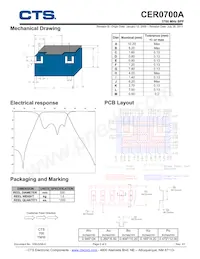 CER0700A Datasheet Page 2