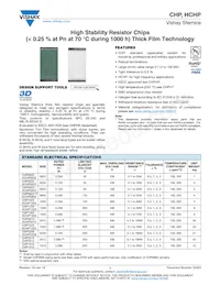 CHP0805K1003FGT Datasheet Cover