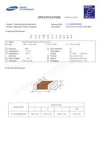 CL10A226MP8NUNE Datasheet Cover