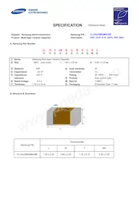 CL10A226MQMNUBE Datasheet Cover
