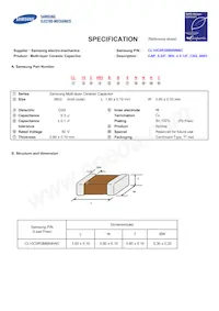 CL10C0R3BB8NNNC Datenblatt Cover