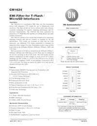 CM1624-08DE Datasheet Cover