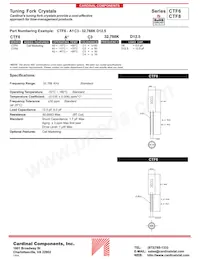 CTF6-A2C5-32.768KD12.5 Datasheet Cover