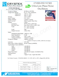 CVHD-950-70.000 Datasheet Page 2