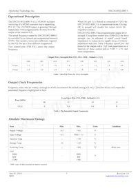 DSC2010FI2-B0015 Datasheet Page 3