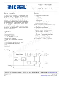 DSC2033FI1-F0028 Datasheet Cover