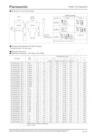 ECQ-U2A104MN Datasheet Page 2