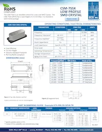 ECS-120-32-5PVX Datasheet Cover