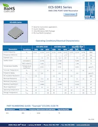 ECS-SDR1-4180-TR Datasheet Cover
